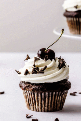 black forest cupcakes